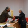 il Prof. Rana premia il primo cavatore di Muro Lucano