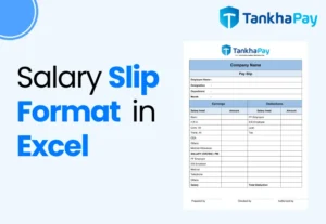 modello di busta paga con elementi evidenziati